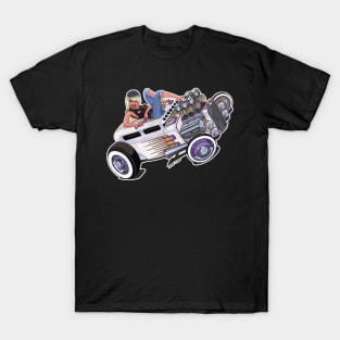 Hot Rod Pin Up Show Car T-Shirt